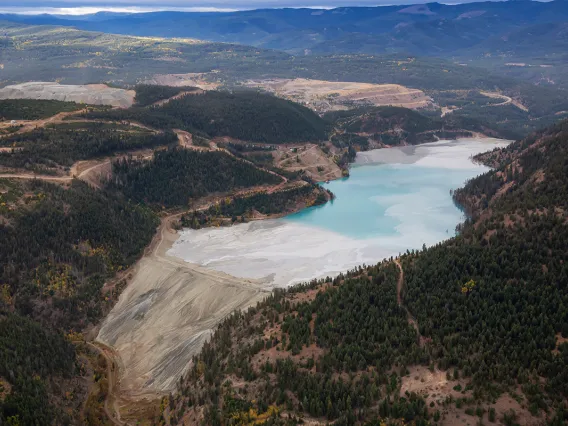 tailings dam in Canada