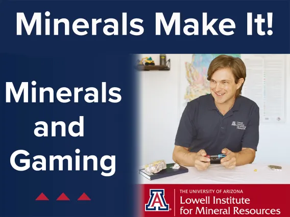 Title page of Minerals and Gaming video