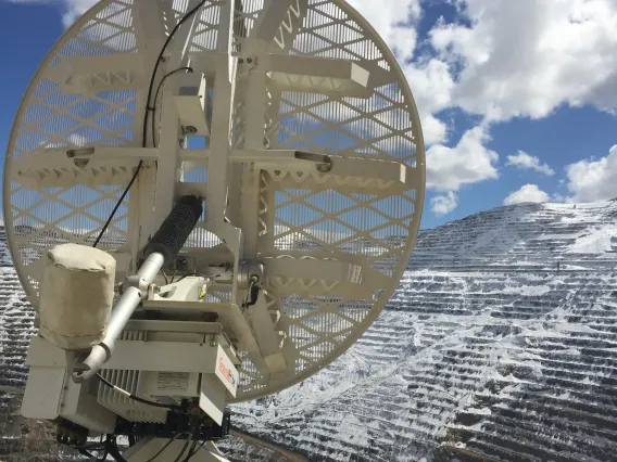 GP radar at mine site