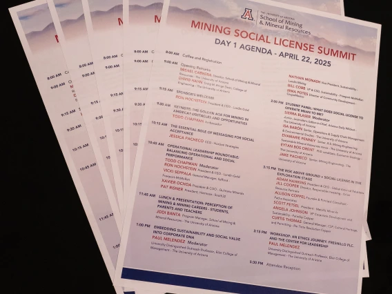 schedule at Mining Social License Summit
