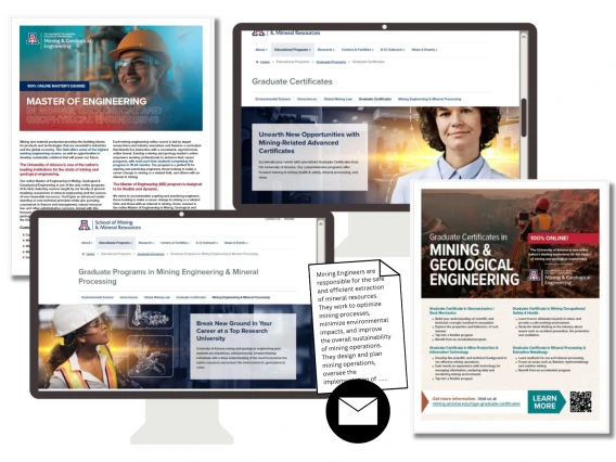 composite image of documents and webpages