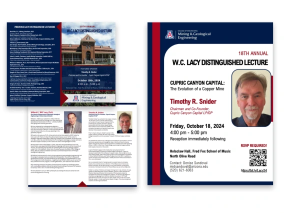 Flyers for W.C-Lacy Lecture