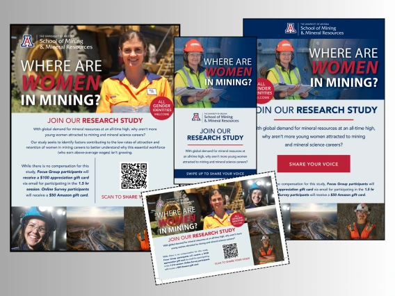 composite image of flyers and postcards
