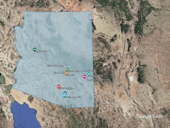  Active Copper Mines in Arizona