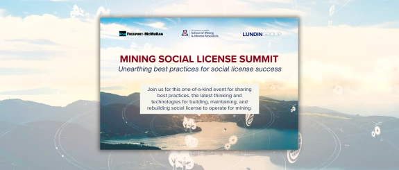 Mining Social License Summit graphic