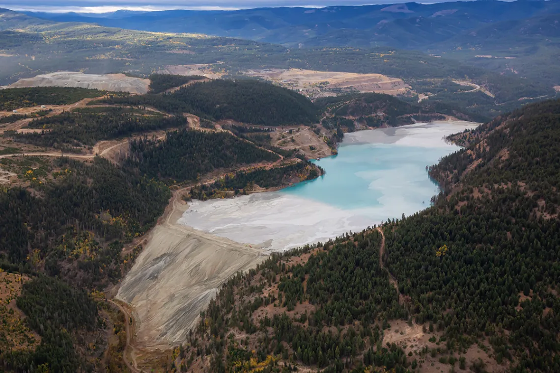 tailings dam in Canada