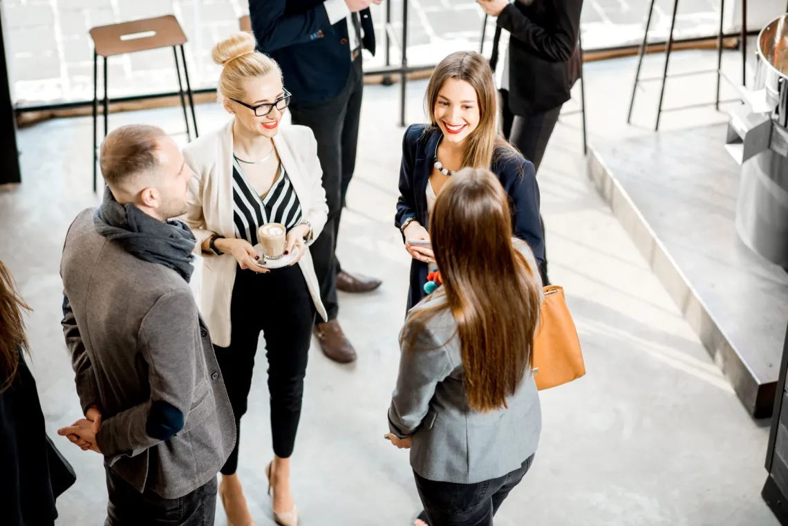 Women at a conference