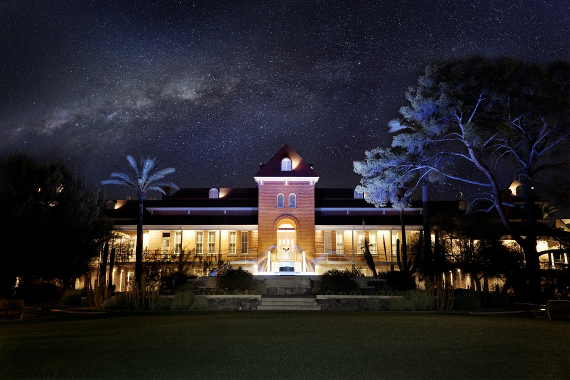 UArizona Old Main with Milky Way