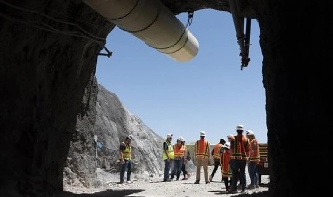 SX mine tour with students