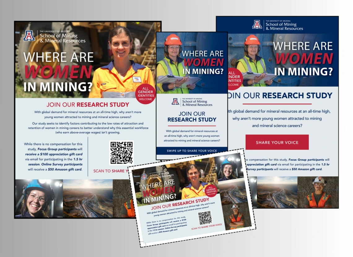 composite image of flyers and postcards
