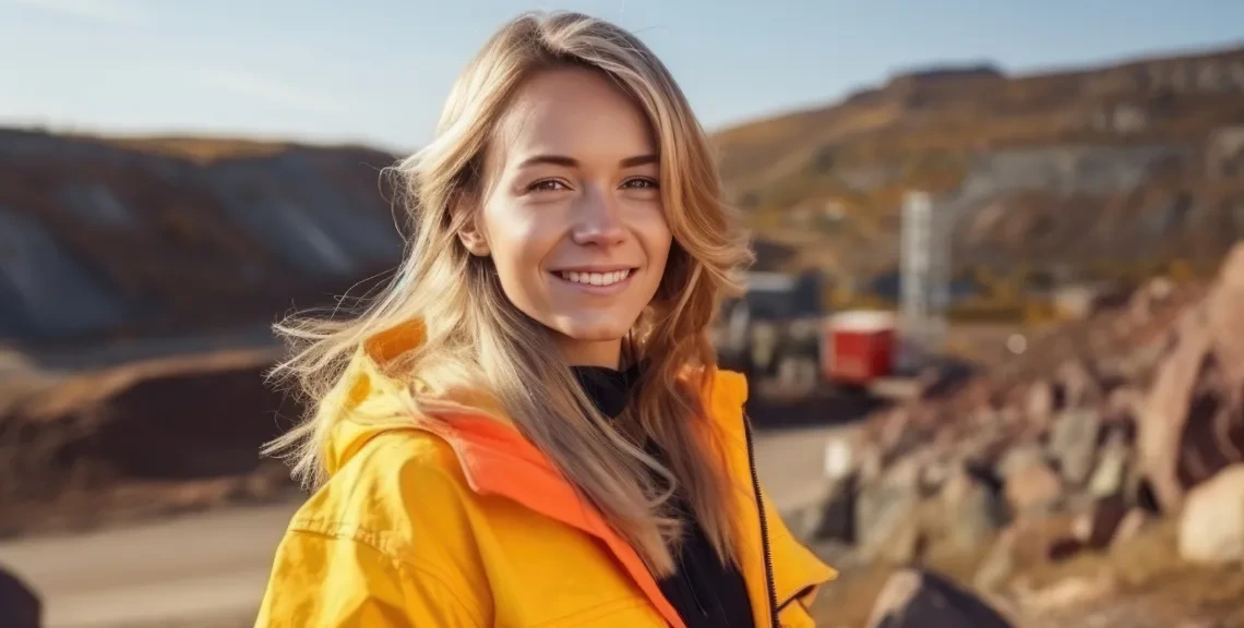 mining girl