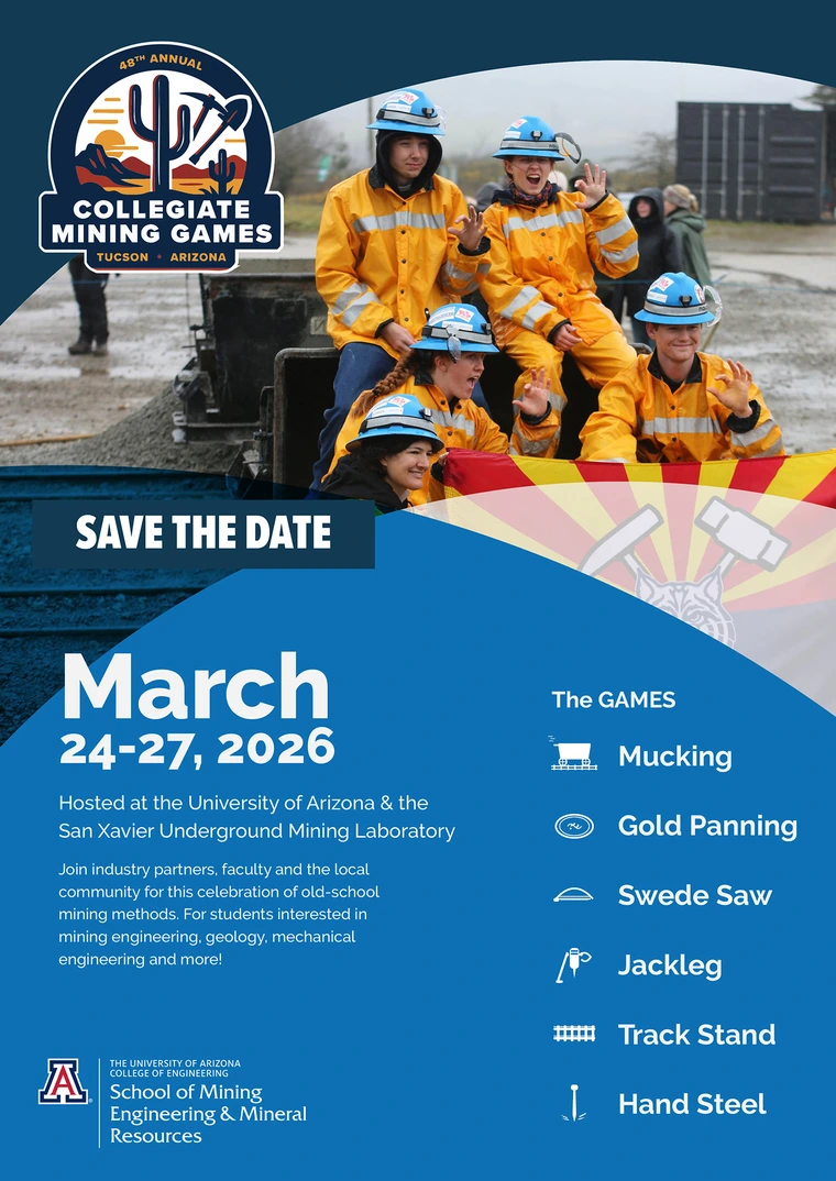47th International Collegiate Mining Competition flier