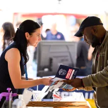 Career fair at University of Arizona school of mines