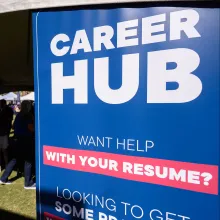 career hub sign at Mines of Limitless Minds