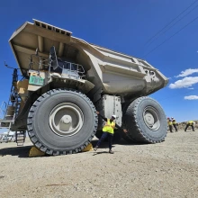giant mining haul truck